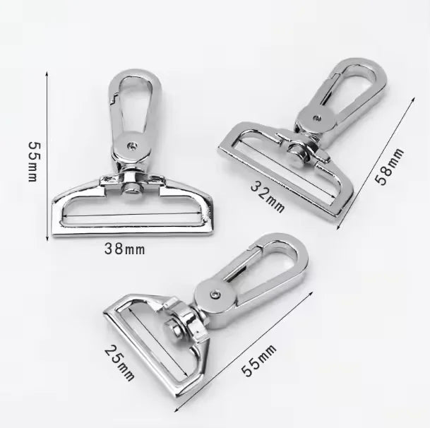 High Quality Metal Snap Hook Different Sizes Dog Buckles for Handbag Making Plated Finish for Different Types of Bags