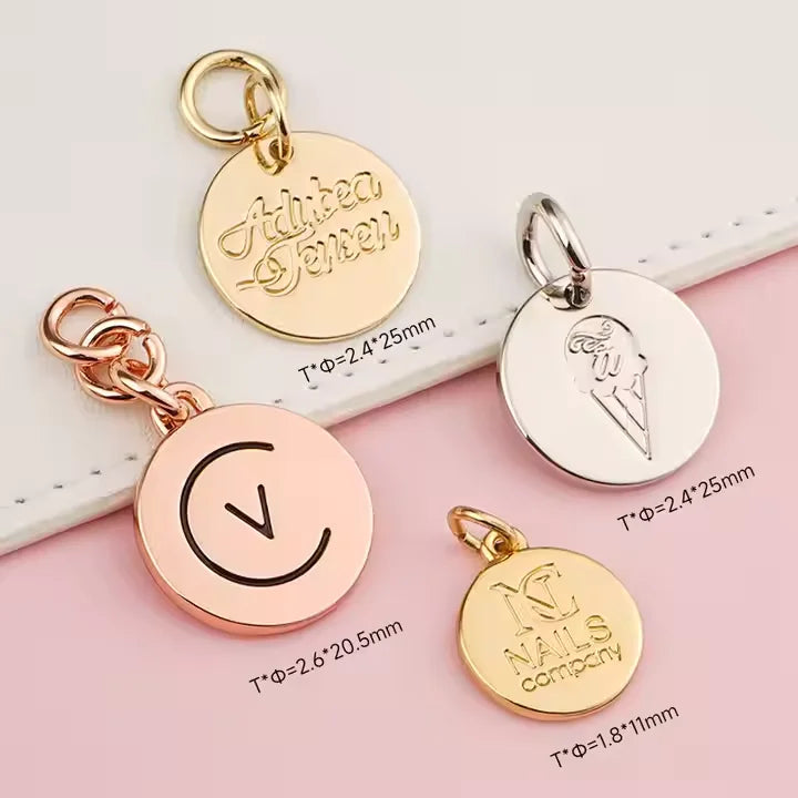 Variety of Metal Bag Decorations Pendant for Women Novelty Charm for Jewelry Gold Plated Lucky Fashion Jewelry Pendants Charm