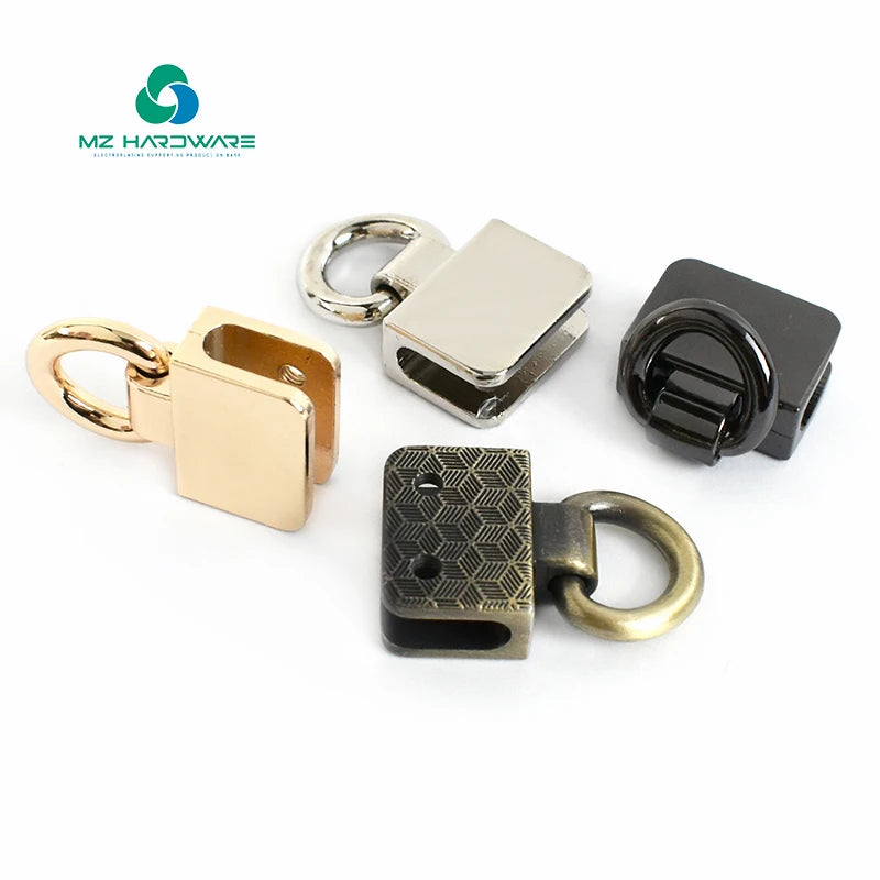 Hot Sale High Quality Gold Plated Leather Bag Handles Metal Hardware Accessories and Handbag Strap Clasp
