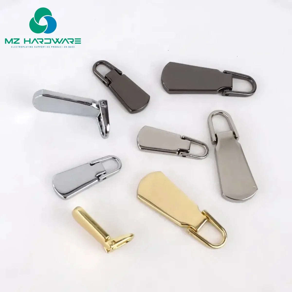 Wholesale Price Stainless Steel Zipper Sliders Zipper Pull Lock Head Zipper Slider and Puller for Bag Accessories