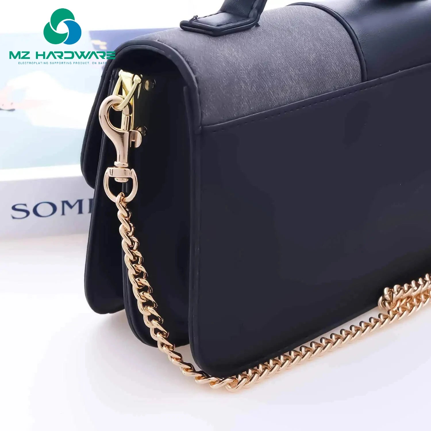 MZHardware Durable Metal Strap Underarm Bag Chain Accessories for DIY Handbag Purse Passed Salt Spray Test