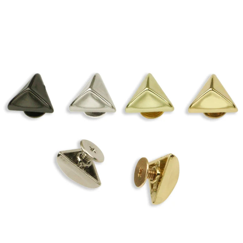 Mz Customized Size Bag Feet Hardware 4mm Leather Craft Rivets Studs for Bags Shoes Clothing Accessories