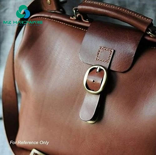 MZhardware High Quality 5/8 Inch Metal Adjustable Sliding Pin Buckle Belt Buckle Single Prong Oval Center Bar Buckle