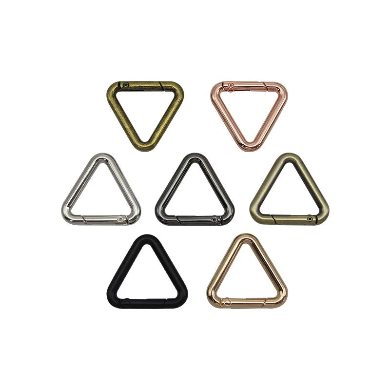 Luxury Classic Leather Keychain with Openable O Ring Handbag Belt Strap Buckle Zinc Alloy DIY Pendant Keyring