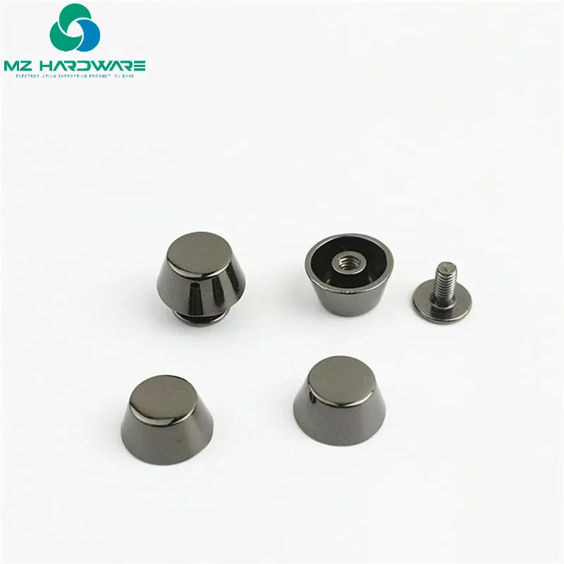 MZhardware Metal High Quality Leather Bag Handbag Purse Bottom Protecting Feet Nail Stud Belt Screwback Button Rivet Spike