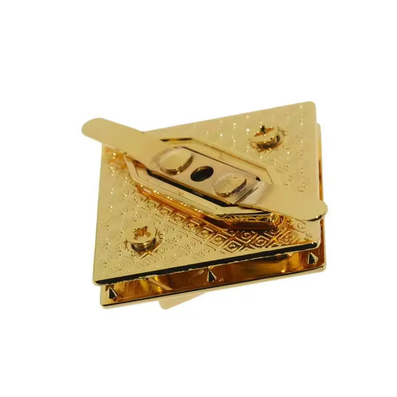 Wholesale Price Hardware Handbag Bag Fashion Handbag Fitting Accessories Square Shape Bag Lock Handbag Turn Lock