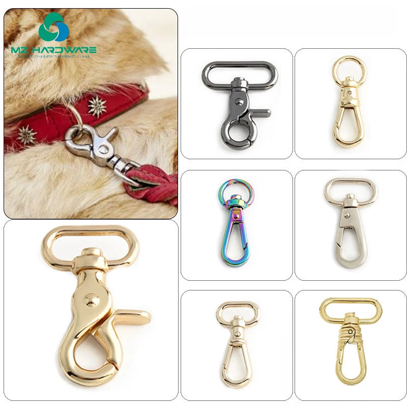MZ Custom High Quality Dog Collar with Traction Buckle Special Bag Parts Accessories Featuring Alloy Pliers Buckle Pendant Doll