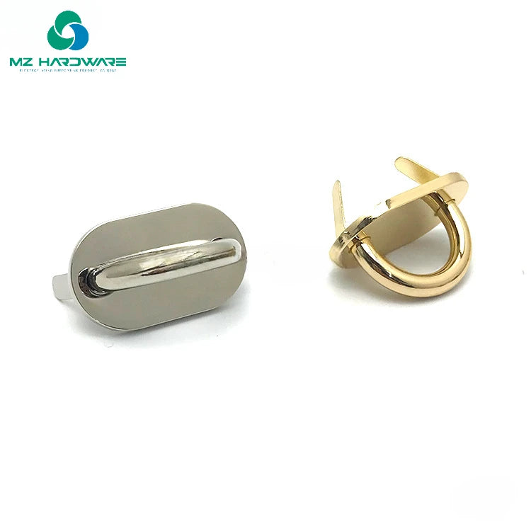 MZhardware Metal Alloy D Ring Buckles Sewing Accessories for Handbags Purses Zinc Alloy Arch Bridge Bag Clasp Side Clip Hook