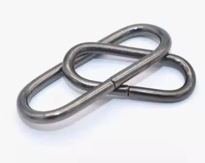Iron Oval Buckle 4.8 Wire Diameter Eco-Friendly Stylish Accessories for Bags Metal Accessories 100 Pieces Per Pack