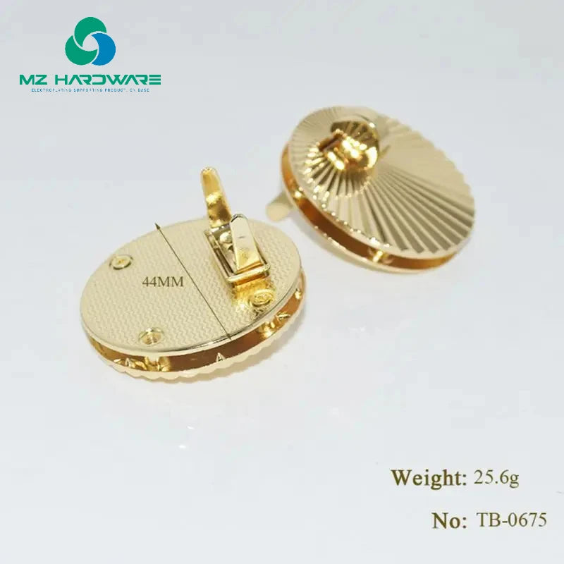 MZhardware High-end Women's Bag Die-cast Alloy Locks Decorative Shell Locks in Stock for DIY Craft Replacement Purse Accessories