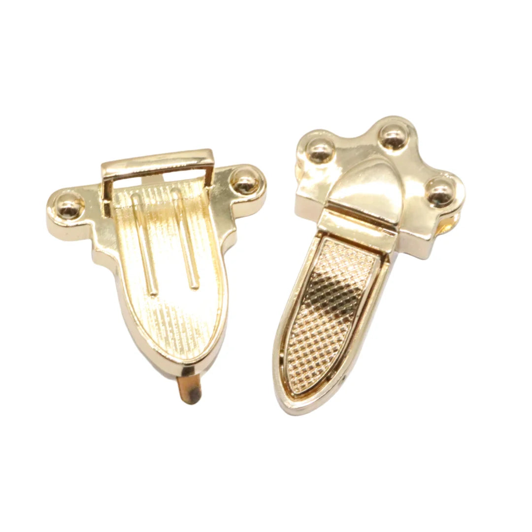 Wholesale Custom Metal Accessories Safe Zinc Alloy Twist Lock Clasp for Bags and Handbags Leather Latch for Luggage
