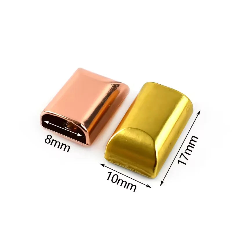 Wholesale Price Metal Zipper End Bags Hardware Accessories Metal Zipper Puller Strap End Purse Clasp Metal Clip Handbag Hardware
