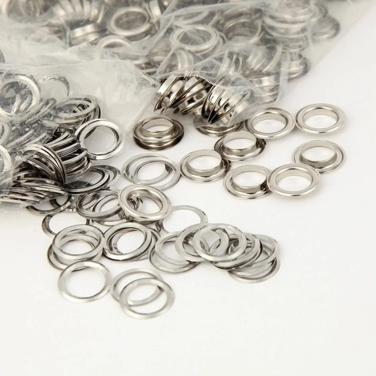 Wholesale Metal Eyelets Brass Iron Stainless Steel Eyelets Grommets Brass Bag Accessory Eyelet