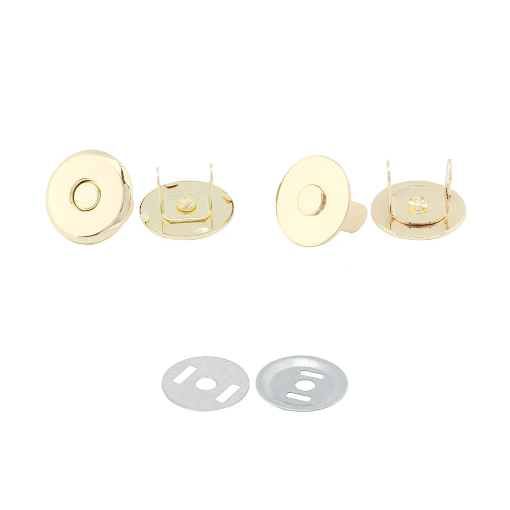 Sewing 14mm 18mm Round Metal Magnetic Snap Button for Bag Handbag Purse Wallet