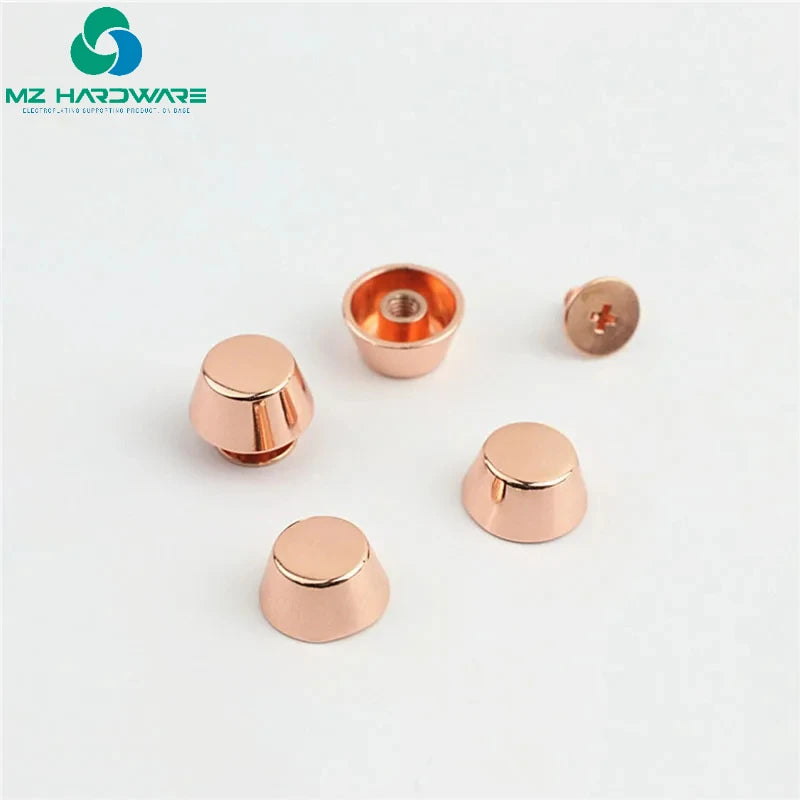 MZhardware Metal High Quality Leather Bag Handbag Purse Bottom Protecting Feet Nail Stud Belt Screwback Button Rivet Spike