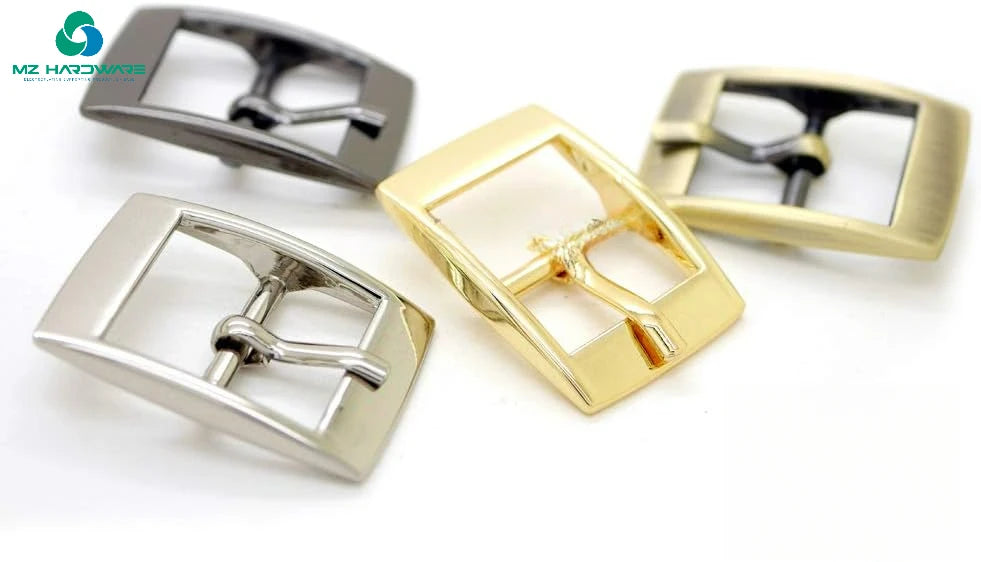 MZhardware High Quality 5/8 Inch Metal Adjustable Sliding Pin Buckle Belt Buckle Single Prong Oval Center Bar Buckle