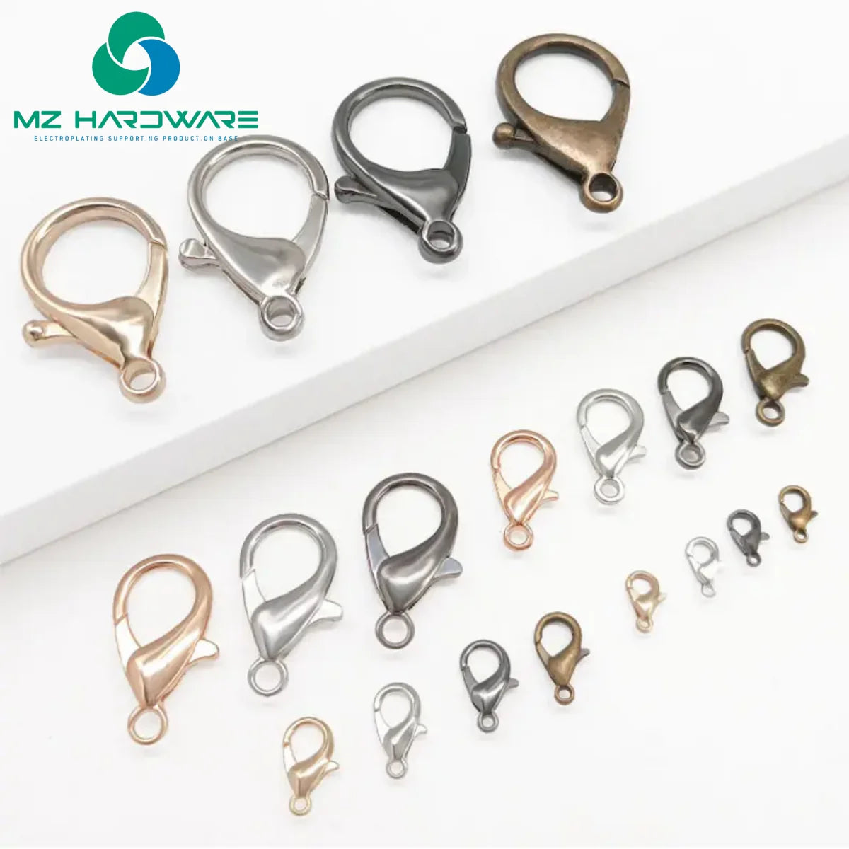 Stainless Steel Accessories Lobster Claw Clasp Snap Hook Keychain Snap Swivel Key Ring Hooks Bag Parts