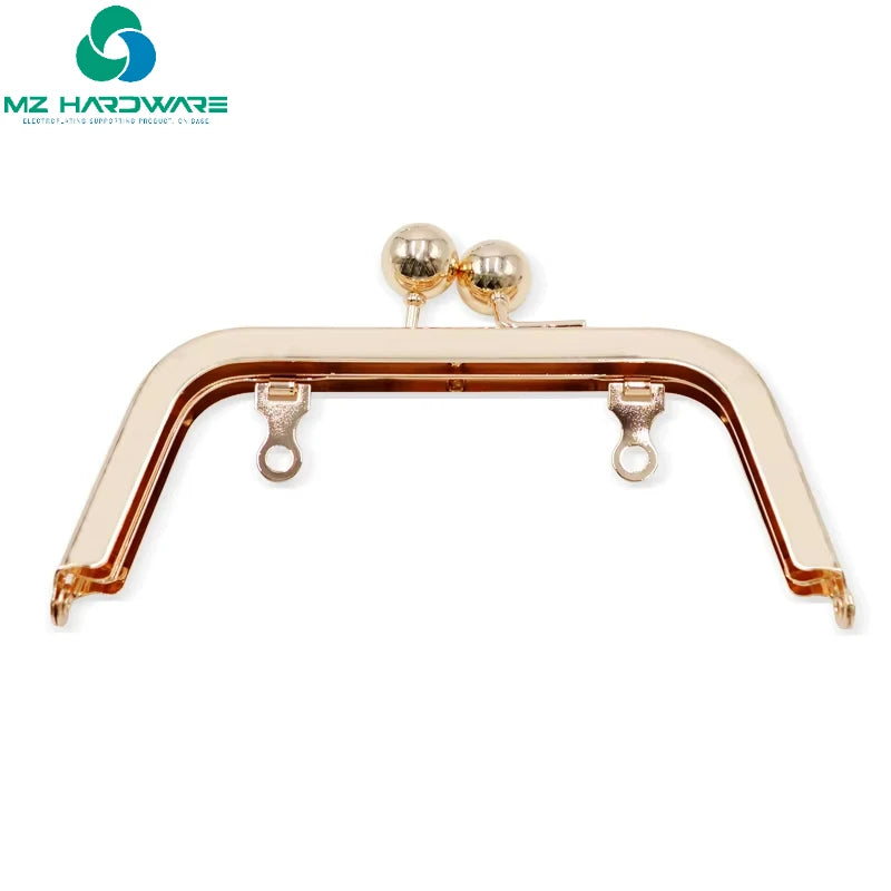 MZhardware 14Cm Bag Accessories Screw Purse Frame for Women Handle Clutch DIY Metal Kiss Clasp Lock Hardware