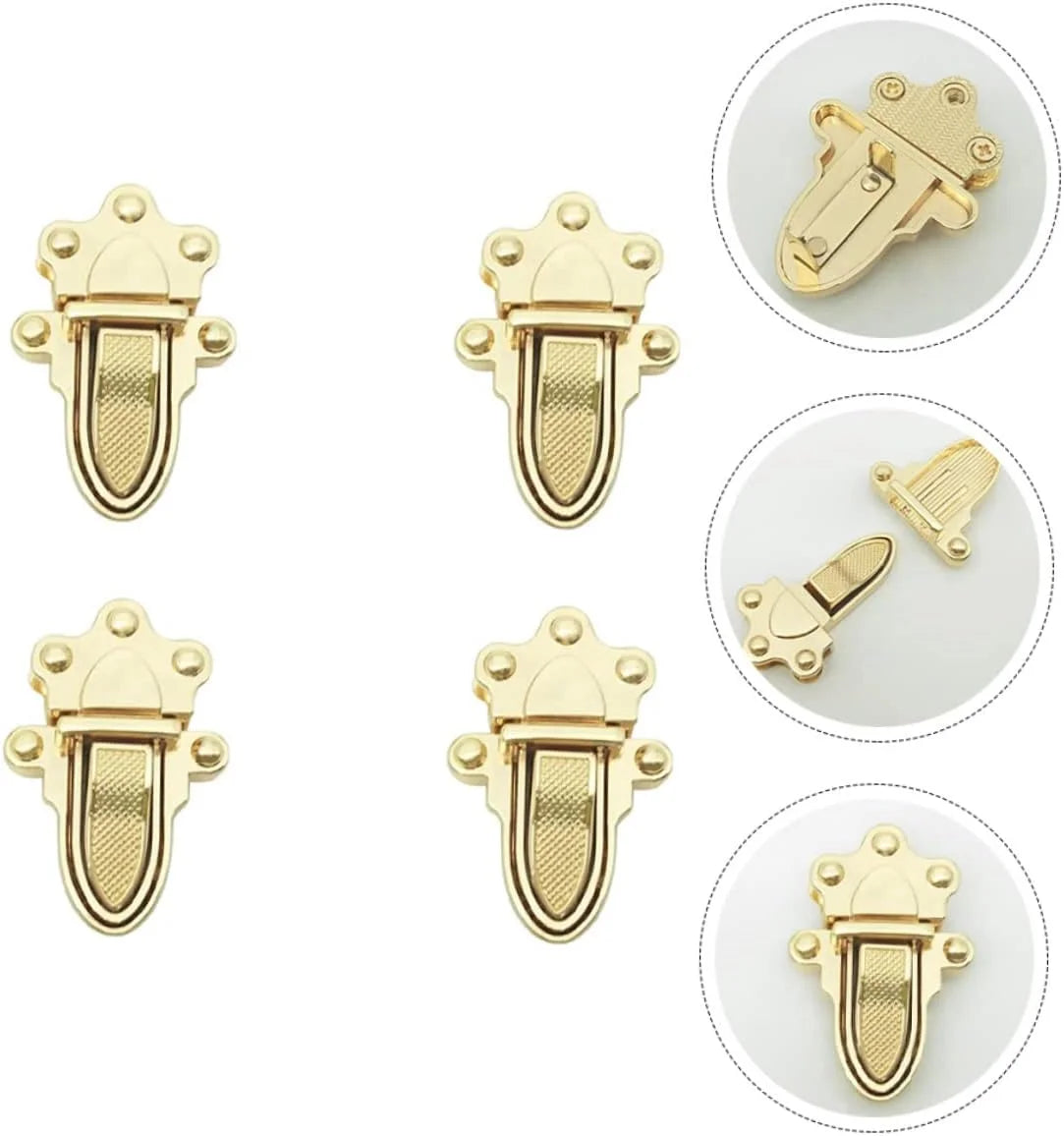 Wholesale Custom Metal Accessories Safe Zinc Alloy Twist Lock Clasp for Bags and Handbags Leather Latch for Luggage