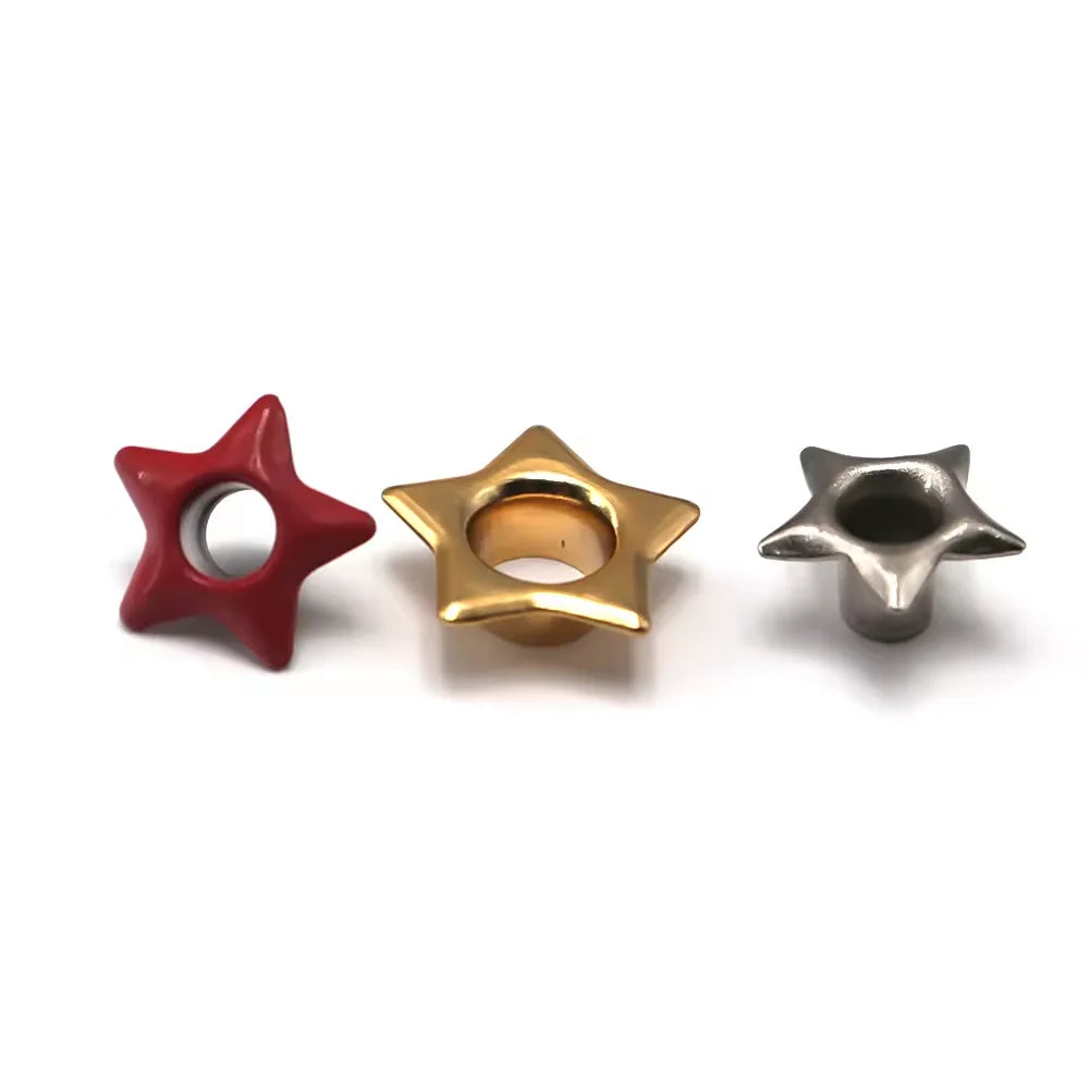 New Design Special Shaped Eyelet Button Brass Eyelets Metal Grommets Eyelet Tape for Clothes