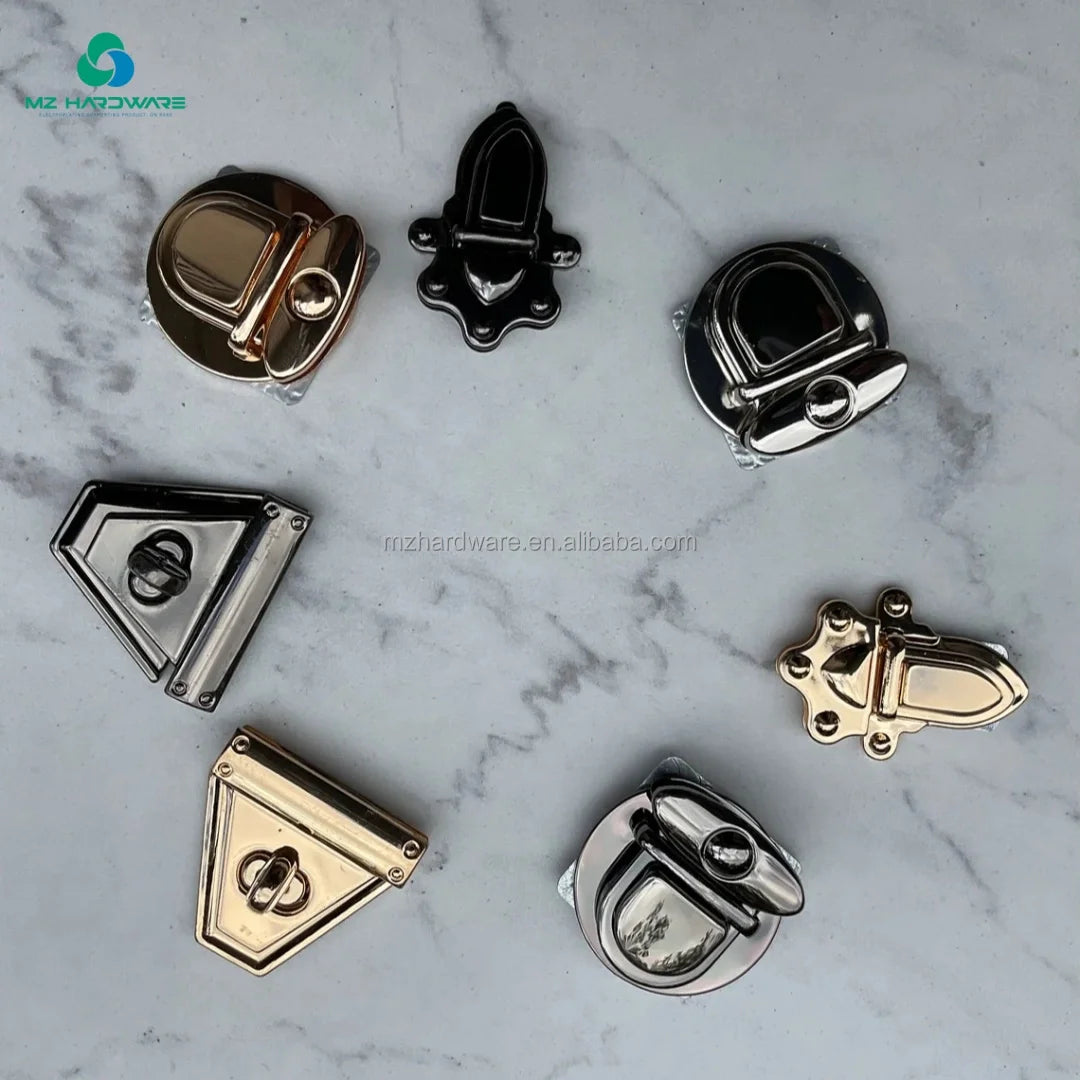 MZhardware DIY Handmade Metal Hebillas Personalized Broches Decorativos for Fashionable Bags Luggage Manualidades Cierres