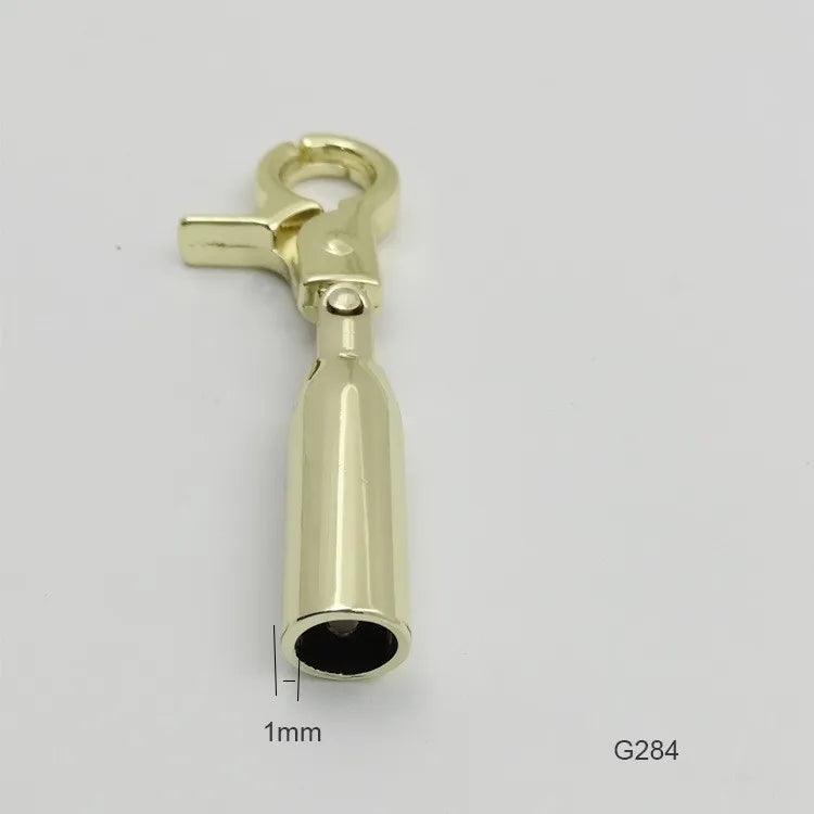 MZHardware Widely Used Metal Tassel Cap Snap Hooks for Handbag Rope Cord Tassel