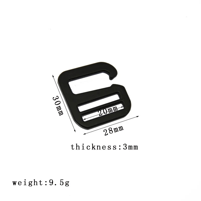 Hot Selling Costume Bag Hardware Buckle Adjustable G Hook Buckle Webbing Slide Buckles G Hook