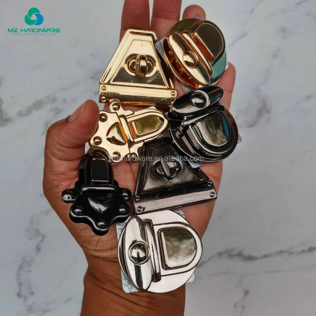 MZhardware DIY Handmade Metal Hebillas Personalized Broches Decorativos for Fashionable Bags Luggage Manualidades Cierres