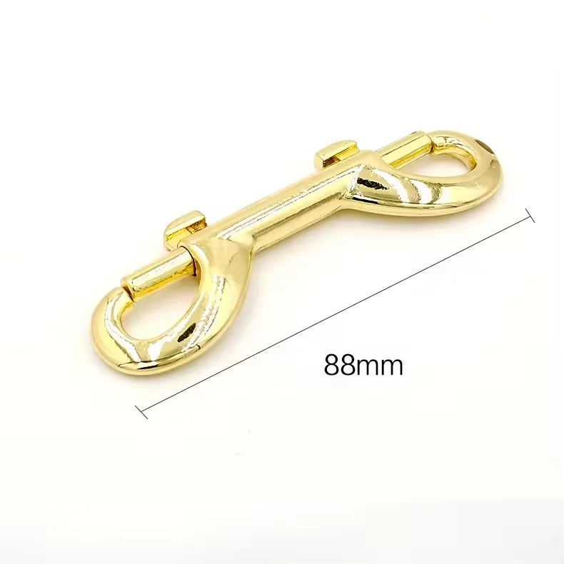 High Quality Zinc Alloy Steel Double Eye Snaps Double-Ended Portable Bag Hanger Pet Bag Accessory Hardware for Decorations
