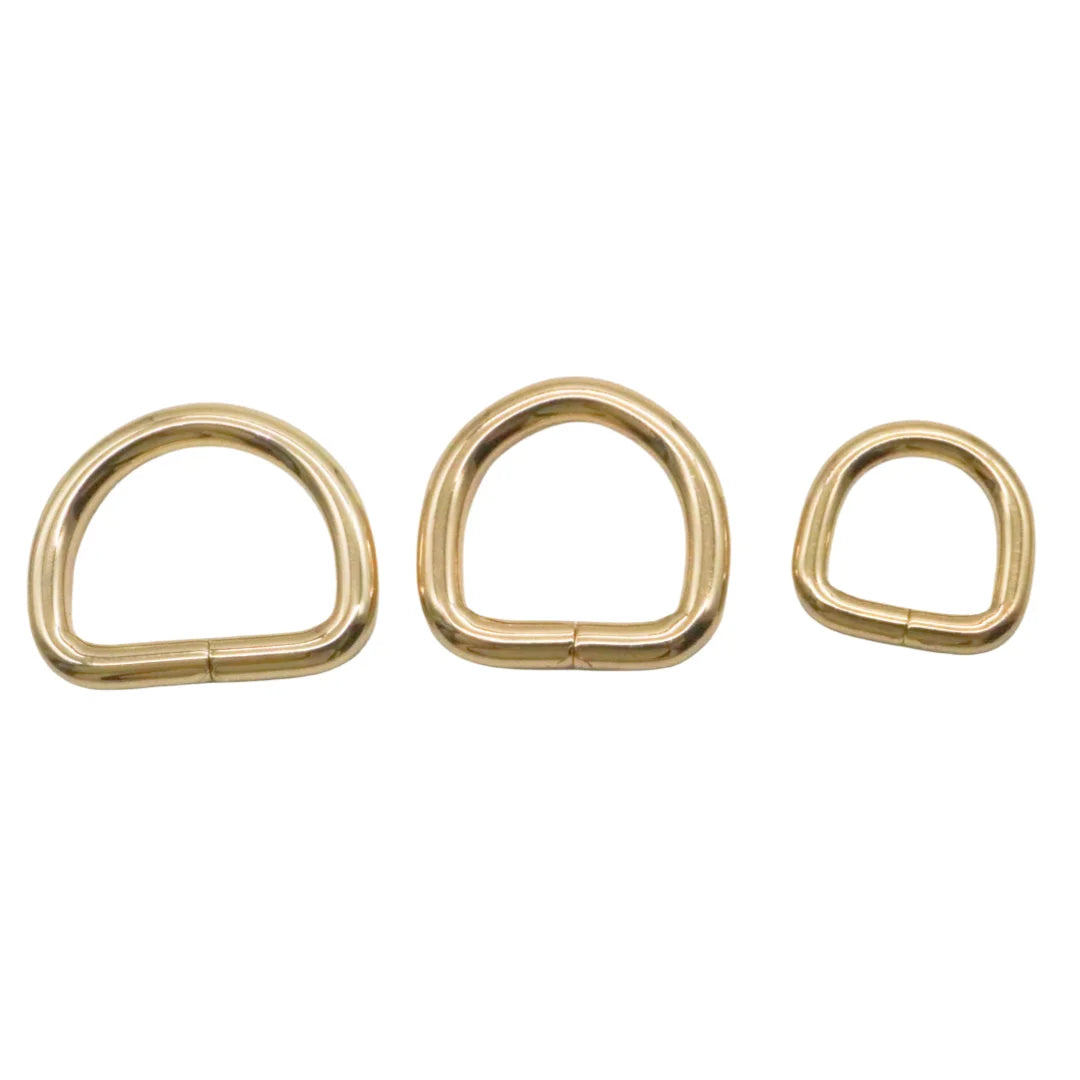 High Quality Metal D Ring Buckle Clasp 16-50mm Customized Logo  Luggage Backpack Handbag Hardware Bag Parts D Rings Accessories