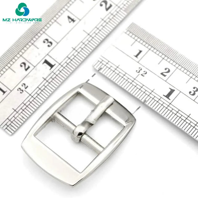 MZhardware High Quality 5/8 Inch Metal Adjustable Sliding Pin Buckle Belt Buckle Single Prong Oval Center Bar Buckle