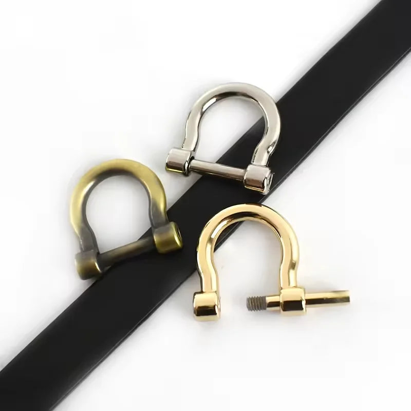 Wholesale Accessories Charm Bracelet Parts Metal Bag Hardware Lock for Bag Shackle Buckle Clasp Bag Accessories