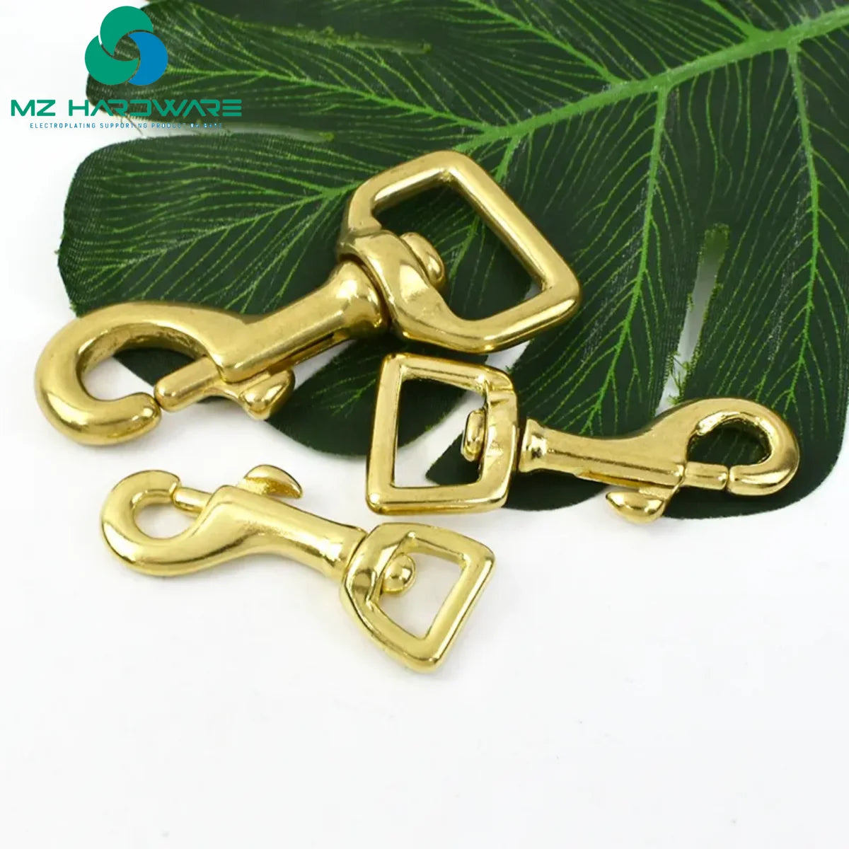Manufacturers Wholesale Snap Hook Solid Brass Metal Snap Hook Metal Brass Buckle for Handbag Bag Hook