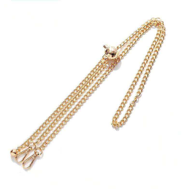 Metal Bag Chain Detachable  Shoulder Bag Strap Replacement Shoulder for Handbag Chain DIY Handle Heavy Strong Metal Chain