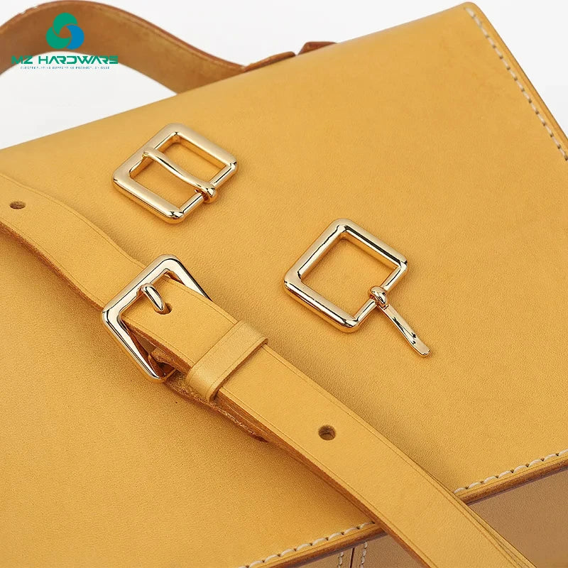 Wholesale Universal Bag Accessories Metal Tri-Glide Buckle Rectangle Adjuster Pin Buckle D Ring Belt Backpack Bag Strap Hardware