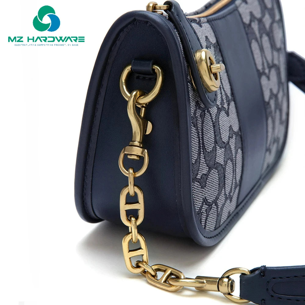 MZhardware Luxury Handbag Extension Chain Metal Armpit Shoulder Bag Transformation Crossbody Extendable Chains for Convenient