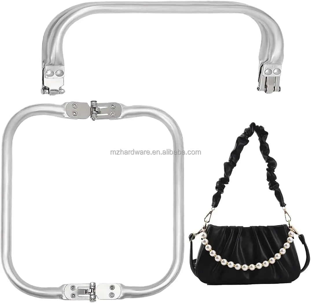 MZ16/18/19/20cm Classic Aluminum Tube Frame Clutch Striped Ladies' Dinner Bag for Handbag Wallet Purse Frame