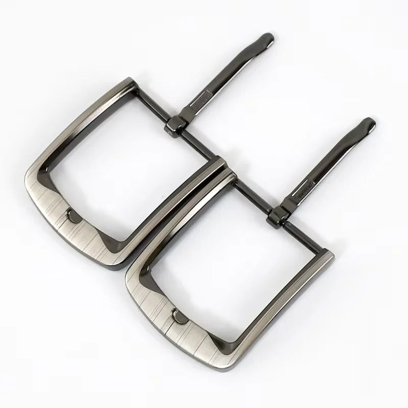 MZ Hardware Men's Leather Belt Buckle High Quality Zinc Alloy Pin Clasp Solid Buckle Denim Jeans and DIY Leather Waist