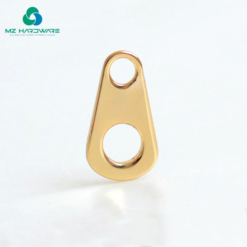 Wholesale Price Clothes Alloy Gold Zip Head Metal Zipper Puller Custom Zipper Pull for Bag