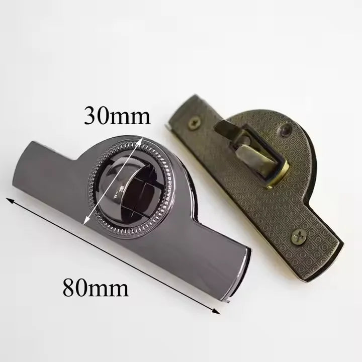 MZ Hardware Four Colors High Quality Hardware Accessories Handbag Locks Twist Turn Locks Clasps Closure Bag Metal Lock