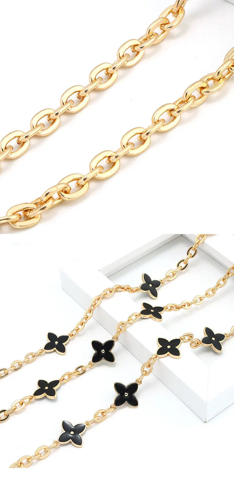 MZhardware High Quality Metal Bag Chain Adjustable Strap Open Spring Hook Strap for Women Purse Handbag Handle Accessories