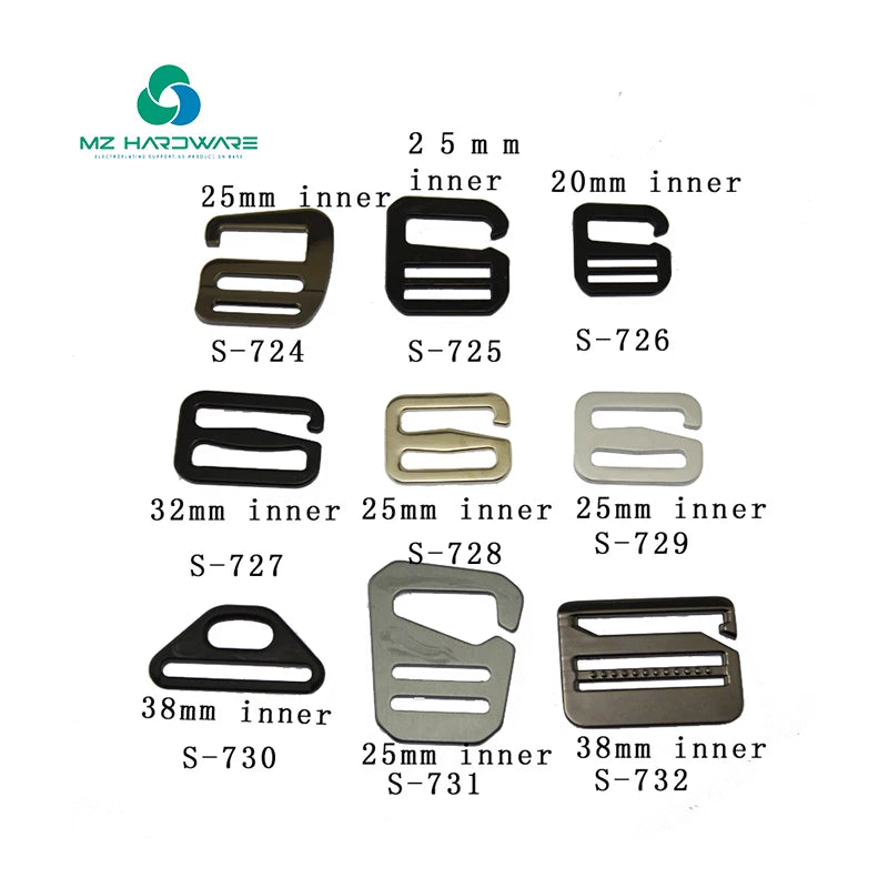 Hot Selling Costume Bag Hardware Buckle Adjustable G Hook Buckle Webbing Slide Buckles G Hook