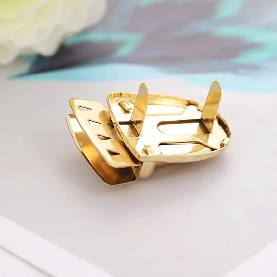 MZ Hardware Customized Lock Clasp Catch Purse  Lock Purse Buckle Wallet Buckle Purse Metal Clasp Locks for Handbag  Making