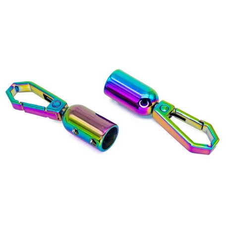 Wholesale Portable Brass and Alloy Luggage Hardware DIY Rope Pendant Jewelry Hook with 45mm Tassel Cap Snap Hooks