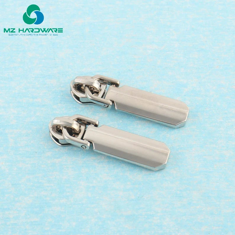 MZ Custom logo 5# Zipper Pull Head Replacement,Personalized Metal Handbag Zipper Tap Slider Pull for Purse Clothing