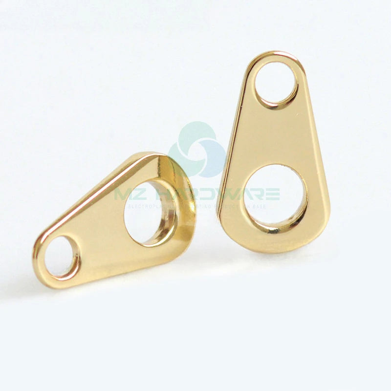 MZ New #5 Metal Round Pull Tab Hanging Plate Hollow Pull Card Thickened Zinc Alloy Material for Luggage Zipper Accessories