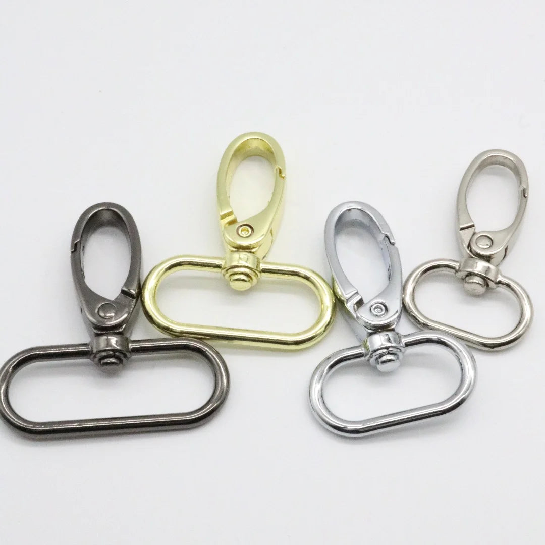 Wholesale Swivel Snap Hook Light Gold 20mm/25mm Handbag Hardware Accessories Swivel Metal Snap Hook Buckle DIY Hardware