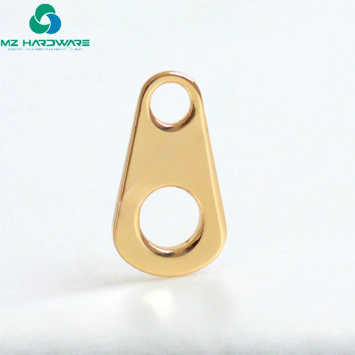 MZ New #5 Metal Round Pull Tab Hanging Plate Hollow Pull Card Thickened Zinc Alloy Material for Luggage Zipper Accessories