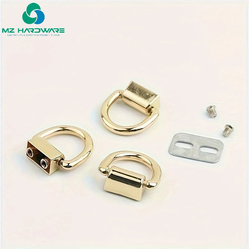 MZhardware Special Bag Parts & Accessories Zinc Alloy D-Ring Lobster Clasp Buckles for Wallet Chain DIY Wallet Making Hardware