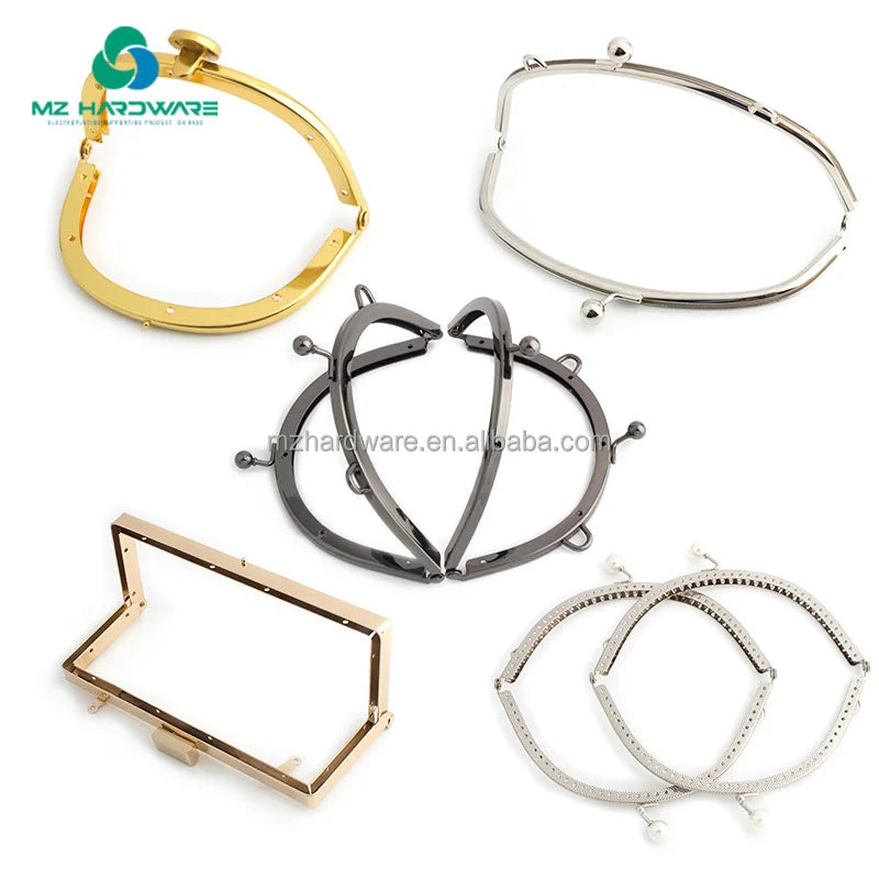 Wholesale Bag Frame Hanger Type  Handle for Handmade Handbag DIY Tote Bag Handle Making